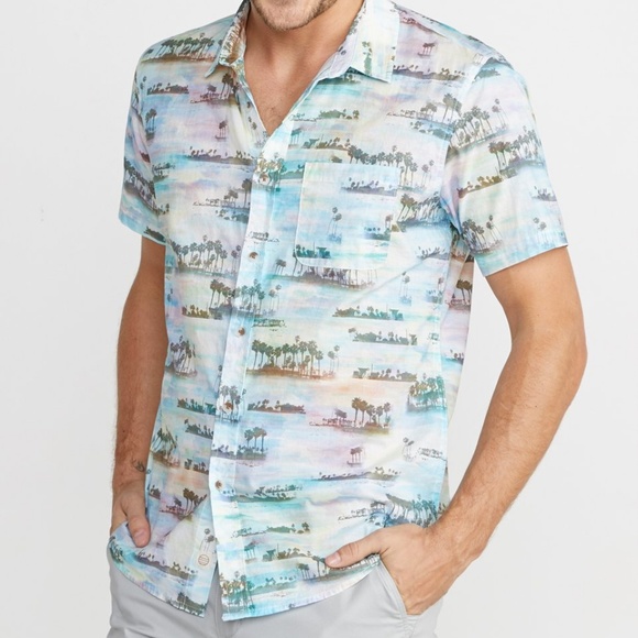 Marine Layer Other - Colby Short Sleeve Button Down Men's Sz S